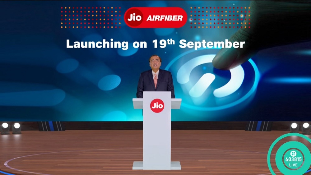 India Desire : Jio AirFiber- Now Available In Ahmedabad, Bengaluru, Chennai, Delhi, Hyderabad, Kolkata, Mumbai & Pune [Installation Charges @Rs 1000]